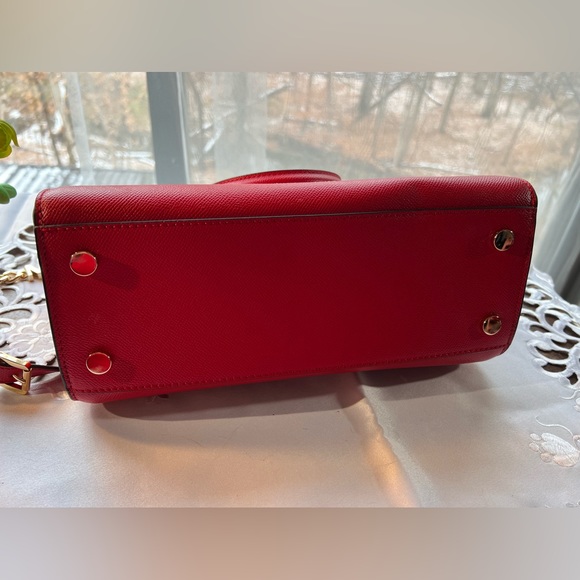 Michael Kors Brand New Amazing red color bag. With gold tone hardware. Very cute - Picture 9 of 12